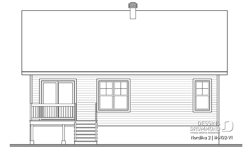 Élévation arrière - Nordika 2
