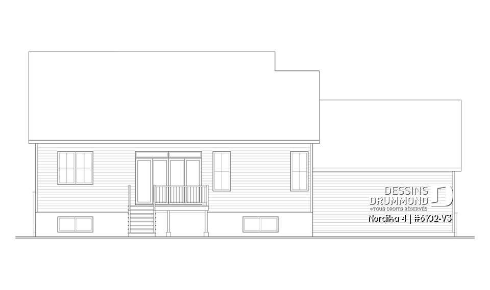 Élévation arrière - Nordika 4