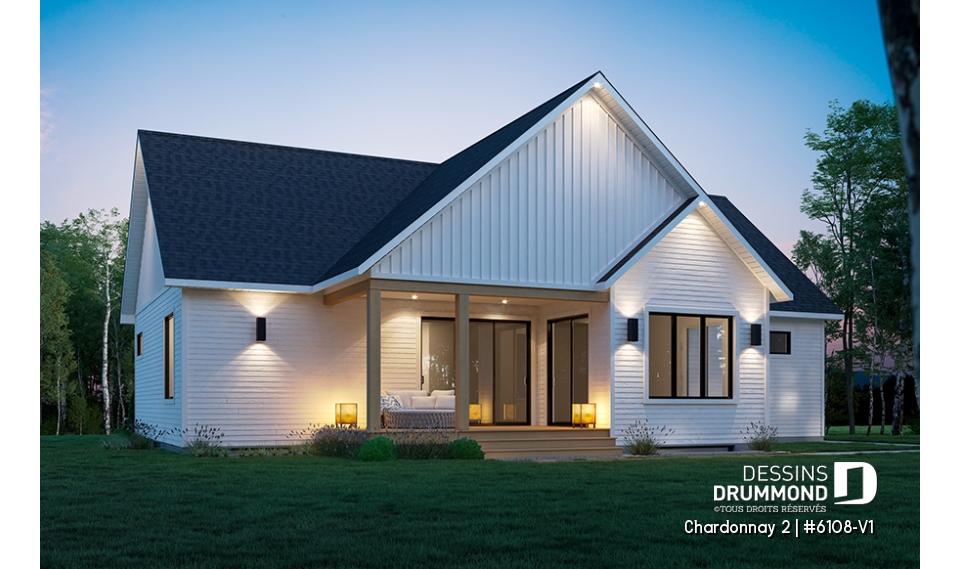 Vue arrière - MODÈLE DE BASE - Chardonnay 2