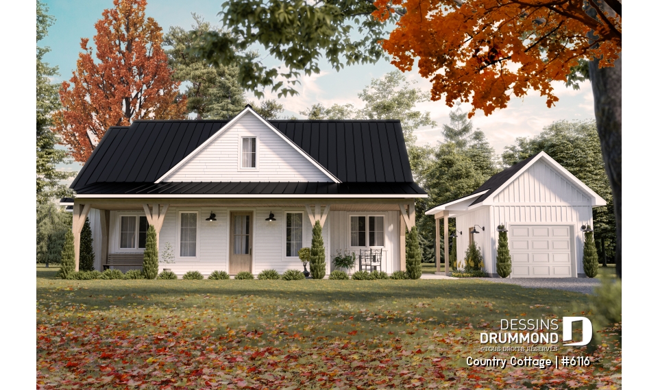 Version couleur no. 1 - Vue avant - Country Cottage