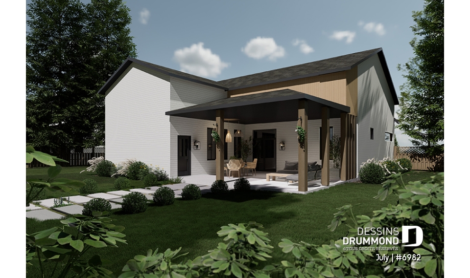 Vue arrière - MODÈLE DE BASE - July