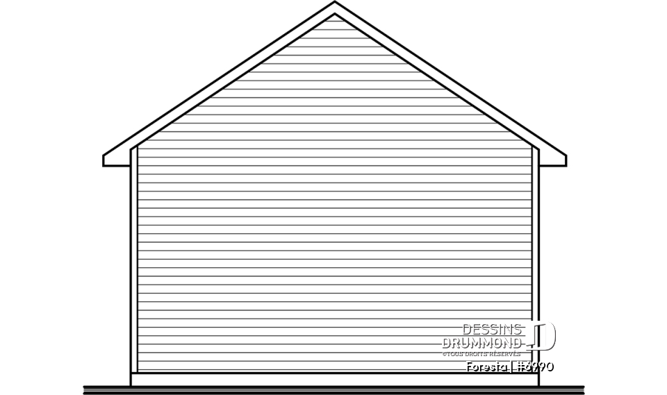 Élévation arrière - Foresta