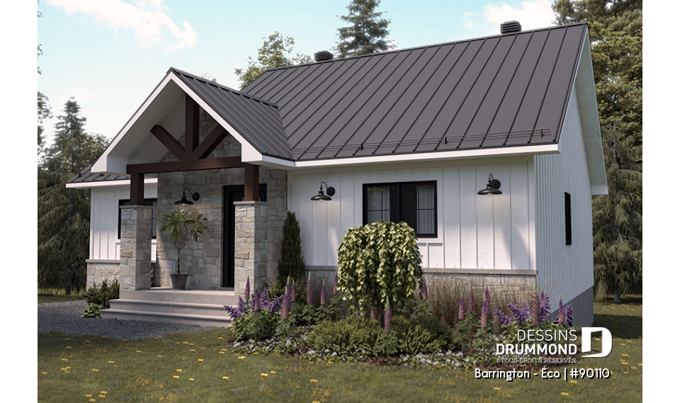 Vue droite - Barrington - Éco