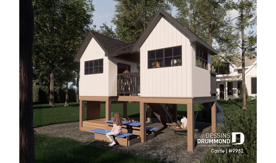 Vue arrière - MODÈLE DE BASE - Castle