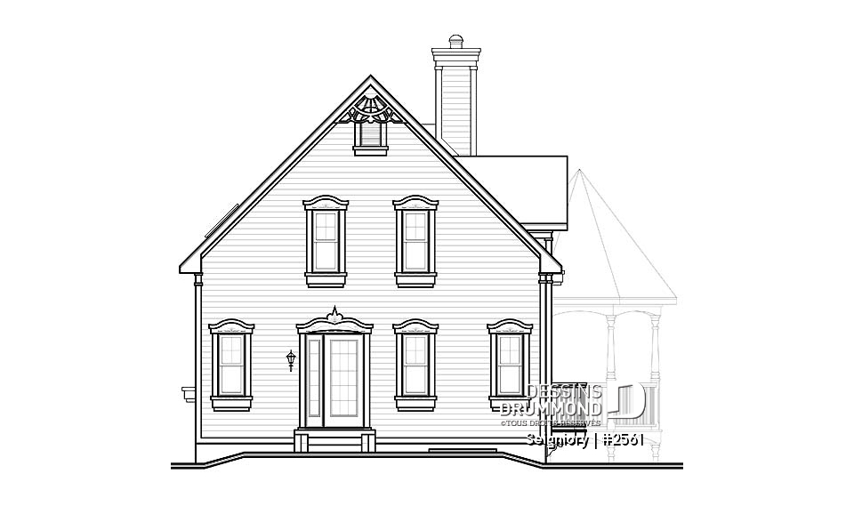 Élévation avant - Seigniory