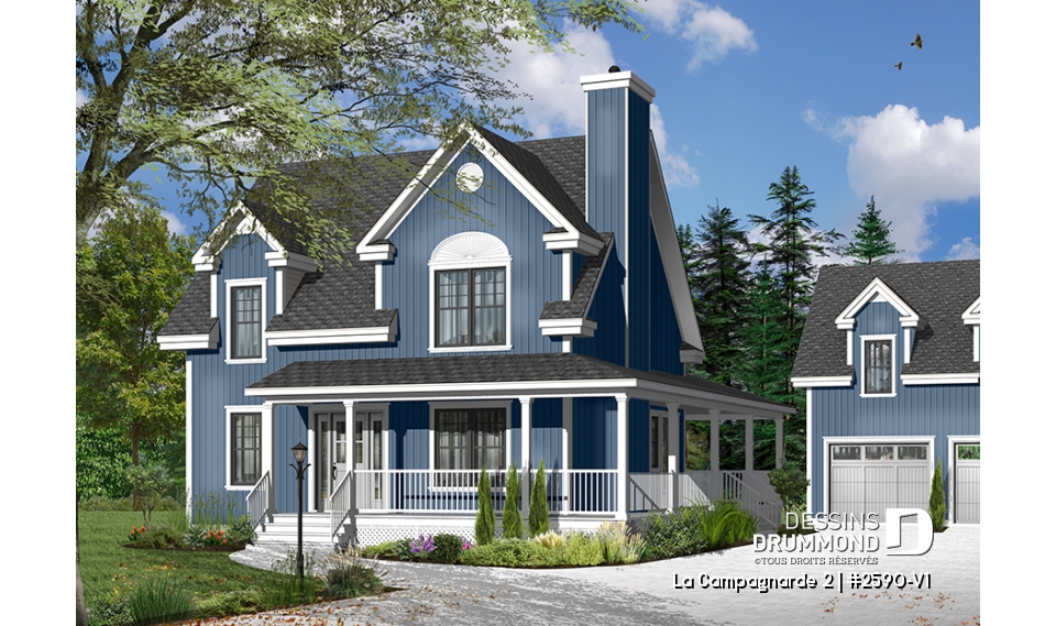 Version couleur no. 4 - Vue avant - La Campagnarde 2