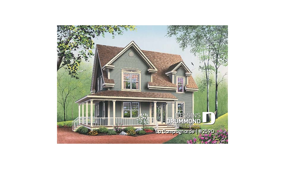 Vue avant - MODÈLE DE BASE - La Campagnarde