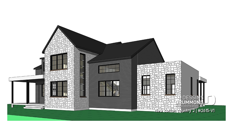 Élévation gauche - New cotton country 2