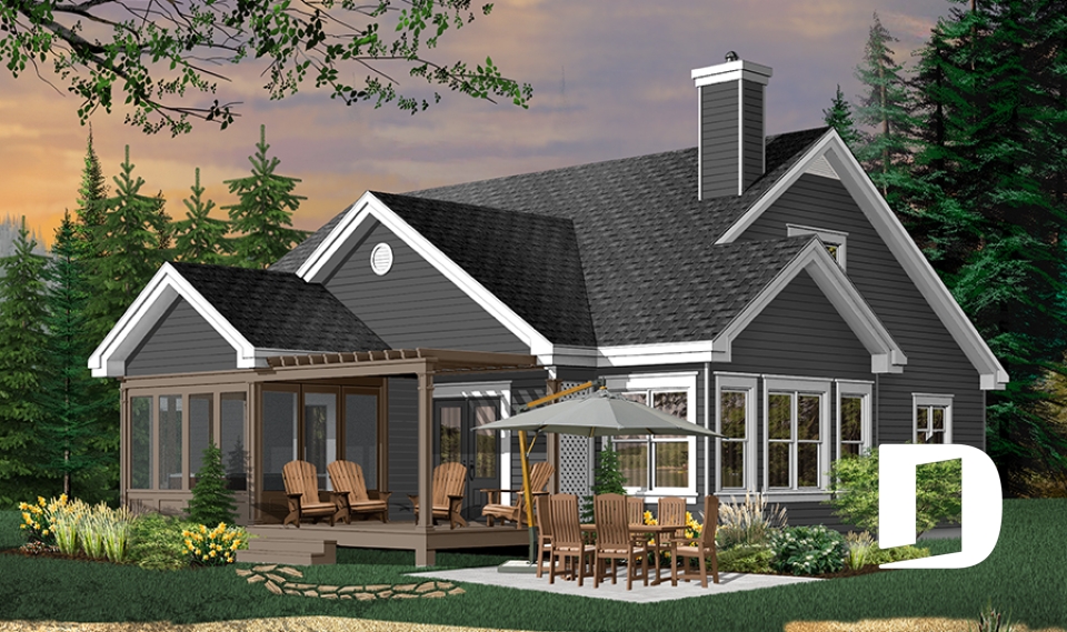 Version couleur no. 2 - Vue arrière -  - Monticello