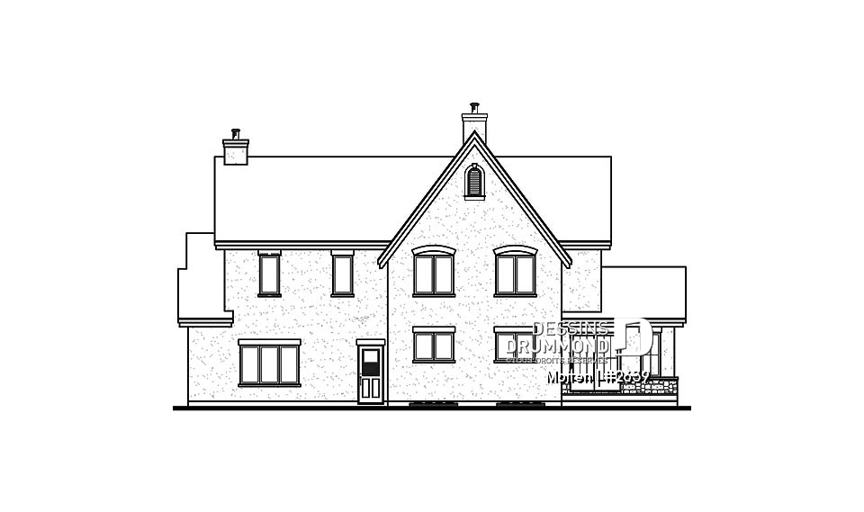 Élévation arrière - Molten