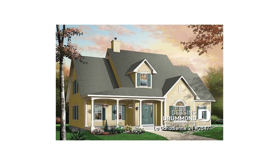 Vue avant – Modèle ORIGINAL - La Canadienne 2