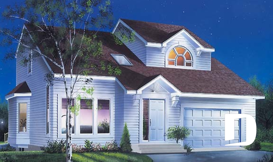 Vue avant - MODÈLE DE BASE -  - Maronnier