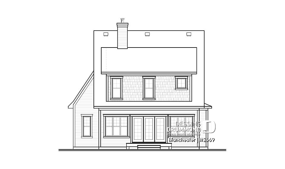 Élévation arrière - Manchester