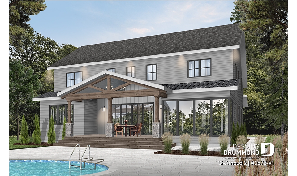 Version couleur no. 4 - Vue arrière - St-Arnaud 2