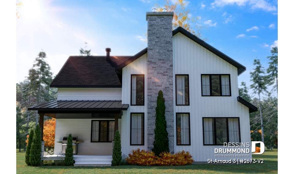Vue arrière - MODÈLE DE BASE - St-Arnaud 3