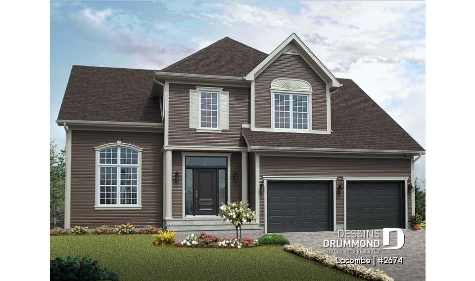 Alternative - Magnifique maison 4 chambres, plafond à 9' au r-d-c, 2 salles de séjour, ch. maître avec salle de bain privée - Lacombe