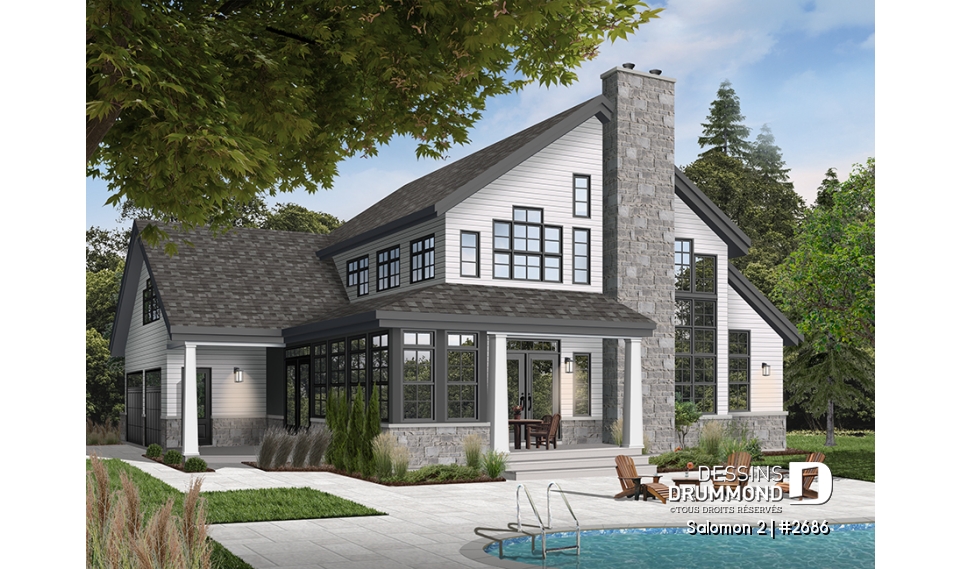 Version couleur no. 2 - Vue arrière - Salomon 2