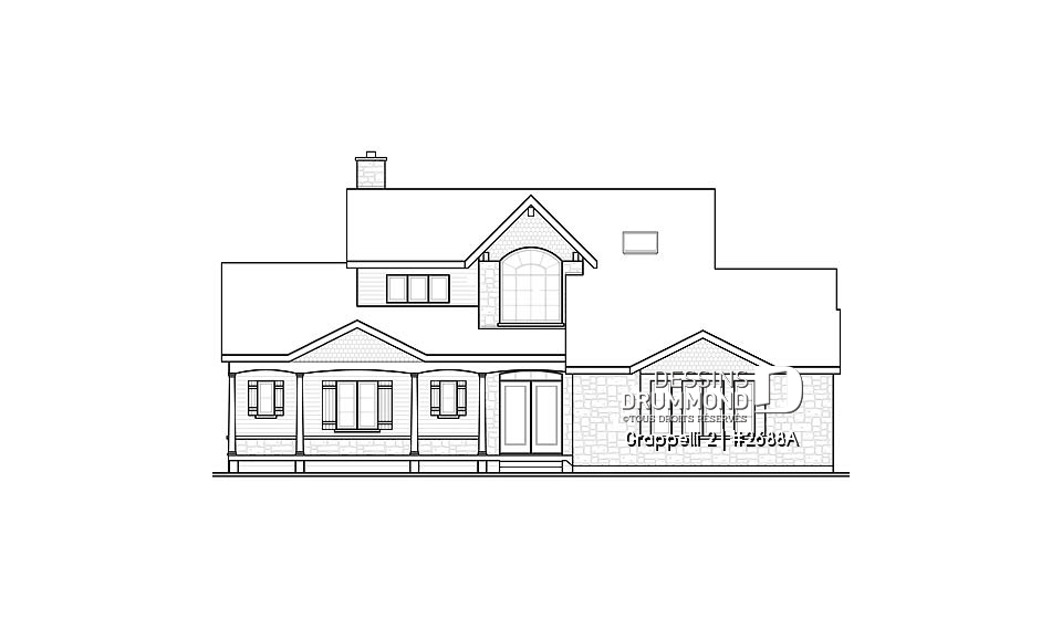 Élévation avant - Grappelli 2