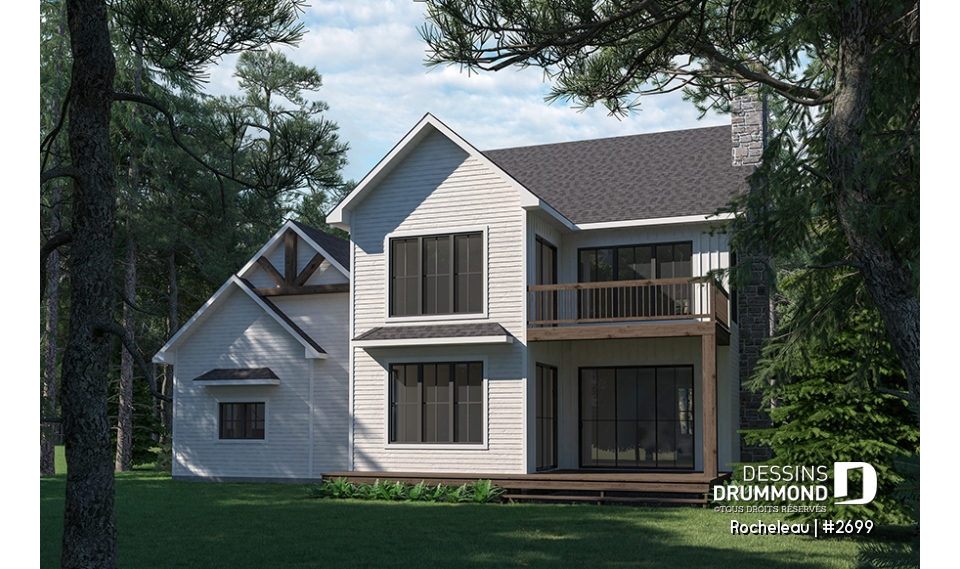 Vue arrière - MODÈLE DE BASE - Rocheleau