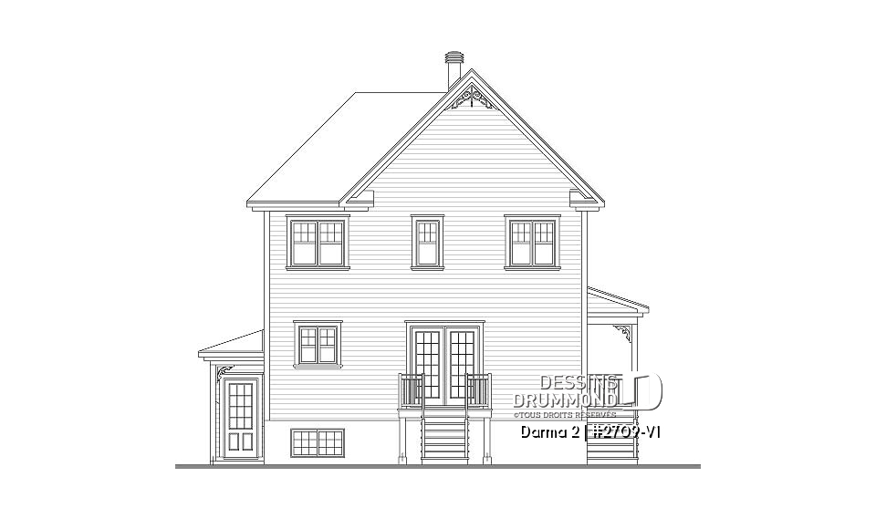 Élévation arrière - Darma 2