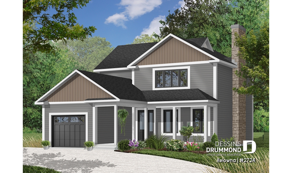 Version couleur no. 1 - Vue avant - Kelowna