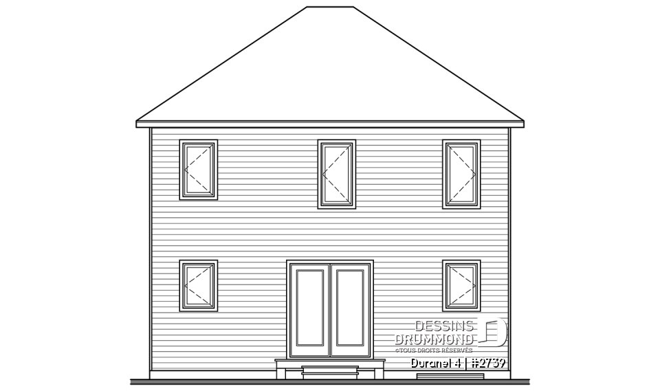 Élévation arrière - Duranel 4