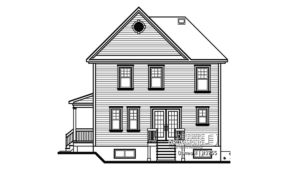 Élévation arrière - Darma 4