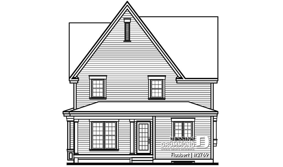 Élévation arrière - Flaubert