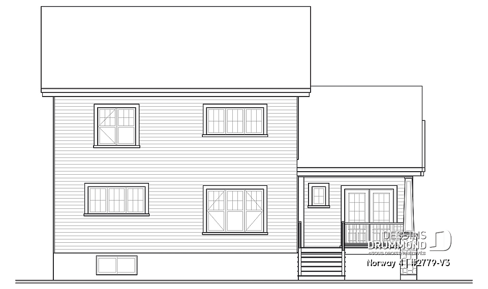 Élévation arrière - Norway 4