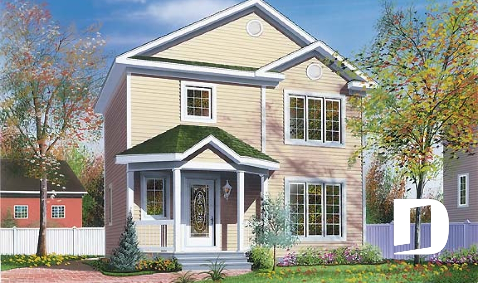 Vue avant - MODÈLE DE BASE - Cottage très abordable de 3 chambres avec beaucoup de fenêtres, salle de lavage au rez-de-chaussée - Ashland