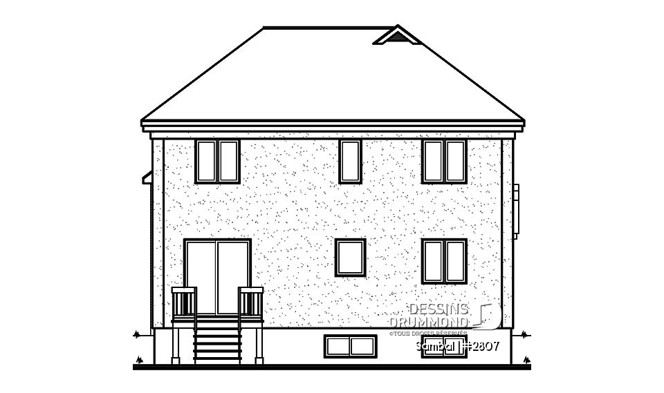 Élévation arrière - Sambal