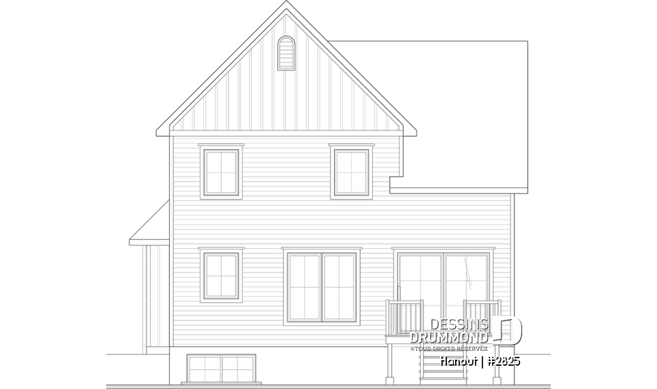 Élévation arrière - Hanout