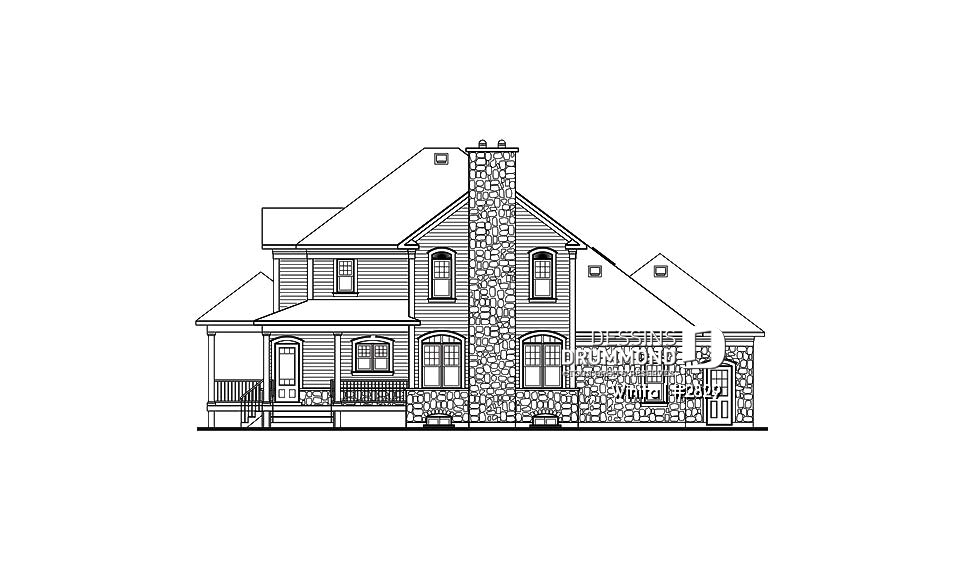 Élévation arrière - Winita