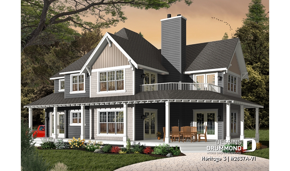 Vue avant - MODÈLE DE BASE - Héritage 3