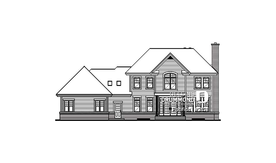 Élévation arrière - Pacifica