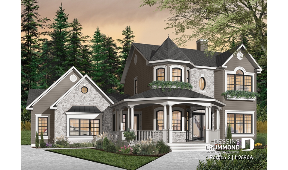 Version couleur no. 2 - Vue avant - Portico 2