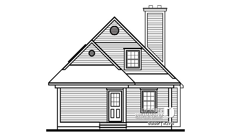 Élévation avant - Baldor