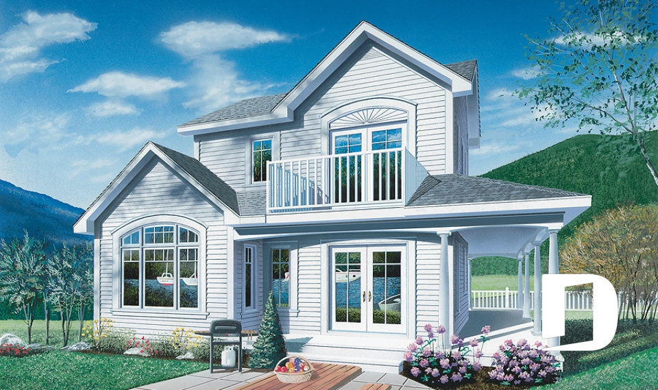 Vue arrière - MODÈLE DE BASE -  - Larch Lake