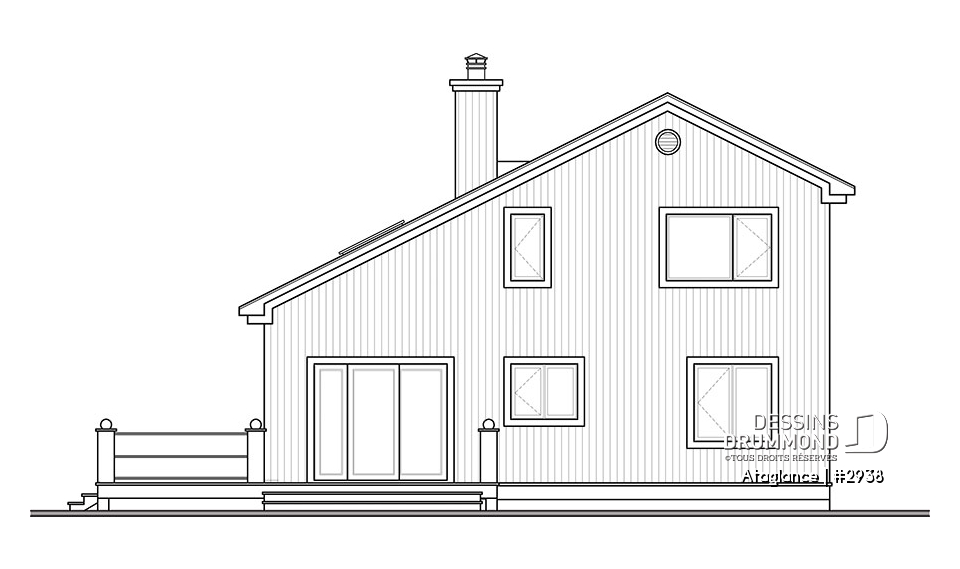 Élévation arrière - Ataglance