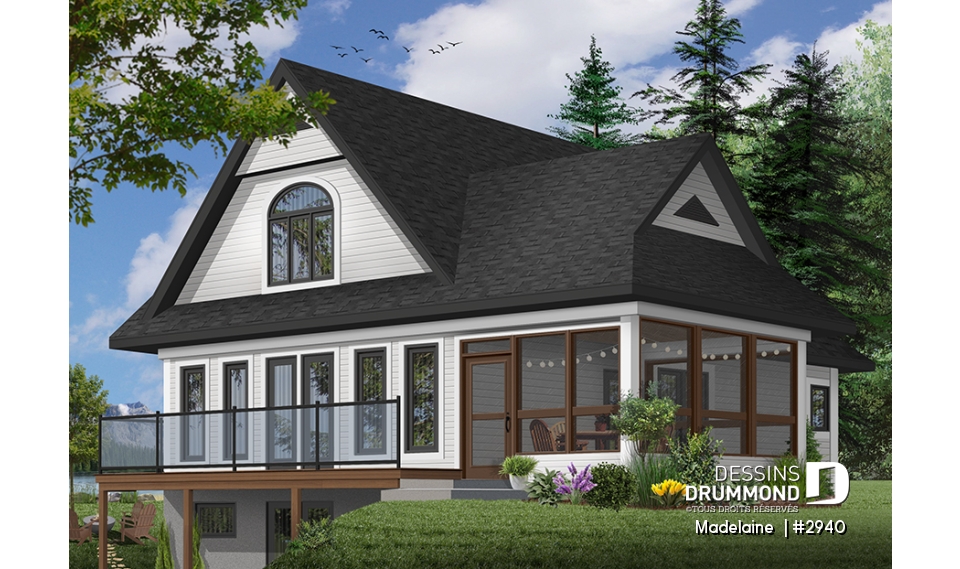 Version couleur no. 2 - Vue arrière - Madelaine 