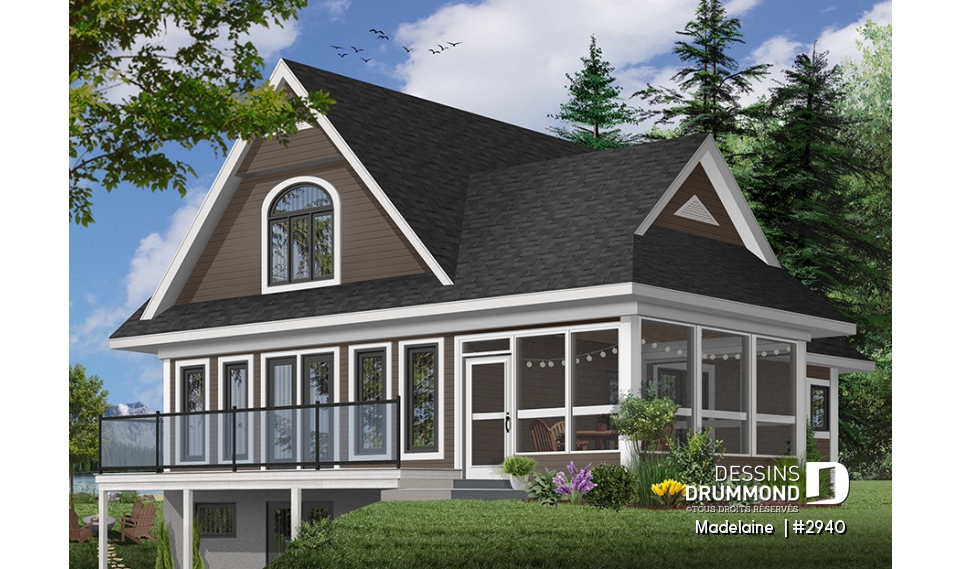 Version couleur no. 6 - Vue arrière - Madelaine 