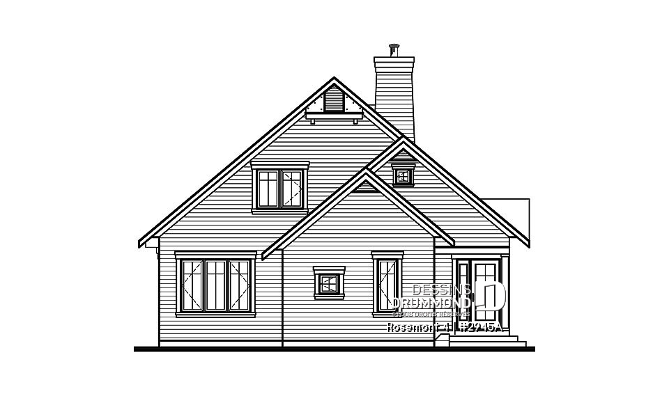 Élévation avant - Rosemont 4