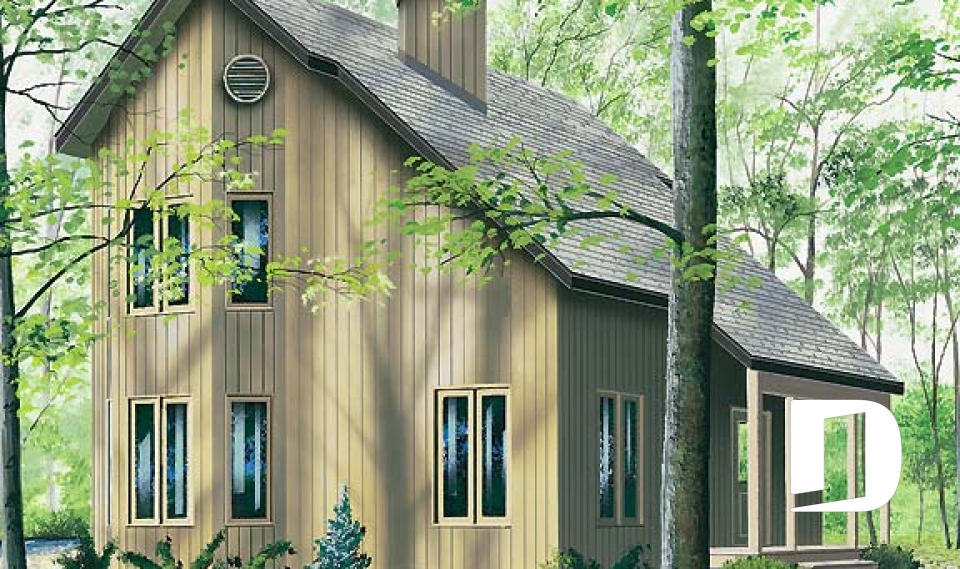 Vue avant - MODÈLE DE BASE -  - Cheminet