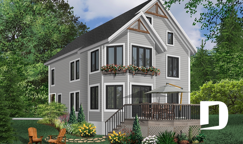 Version couleur no. 2 - Vue arrière -  - Meunier