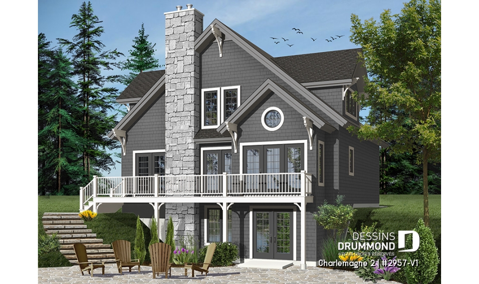 Version couleur no. 3 - Vue arrière - Charlemagne 2