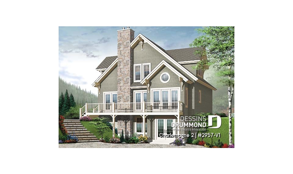 Vue arrière - MODÈLE DE BASE - Charlemagne 2