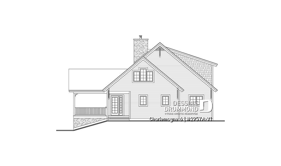 Vue avant - MODÈLE DE BASE - Charlemagne 6