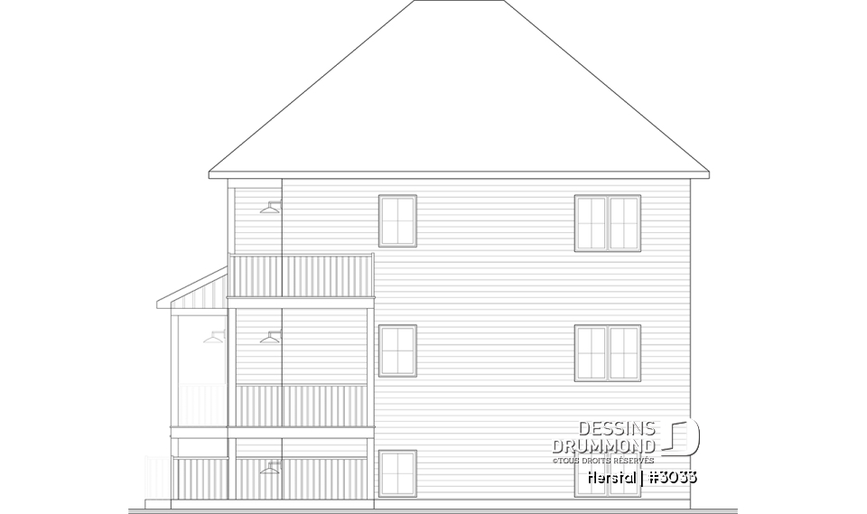 Élévation arrière - Herstal