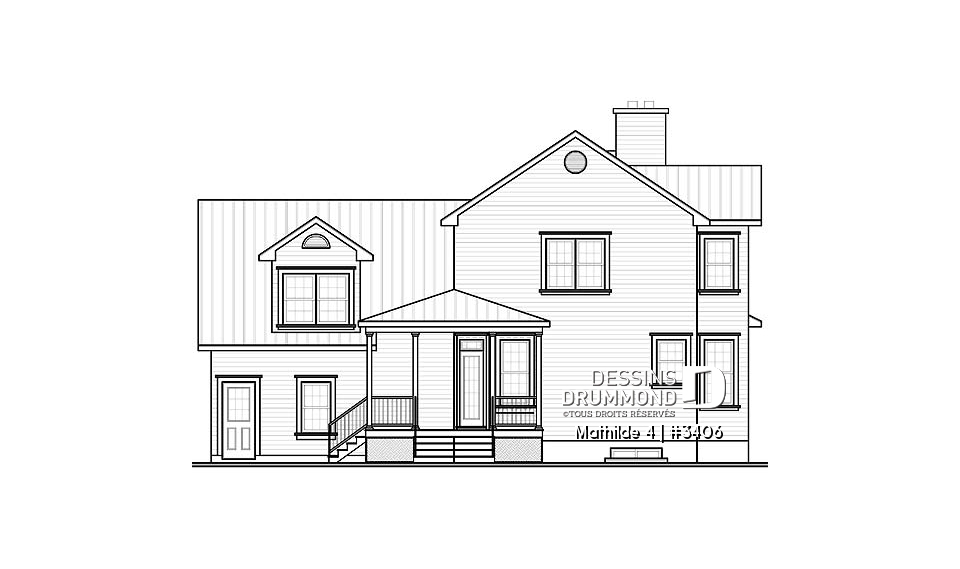 Élévation arrière - Mathilde 4