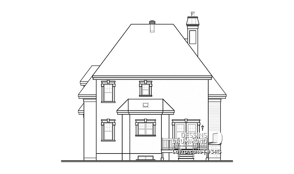 Élévation arrière - La Française